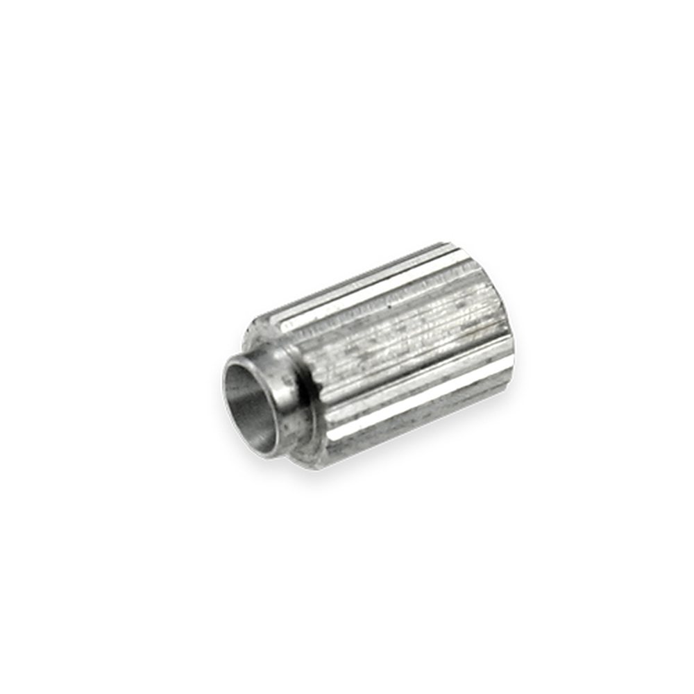 Geriffeltes Drehteil aus Aluminium