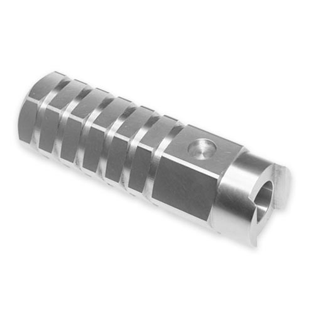 Sechskantteil aus Aluminium mit Nuten