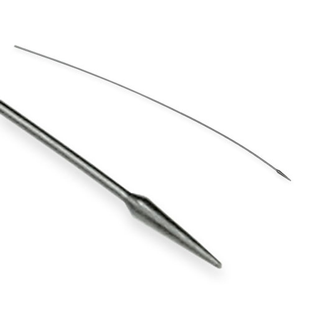 Ein Drehteil aus Implantatstahl 1.4144, Durchmesser 0.35 Millimeter, Länge 63 Millimeter